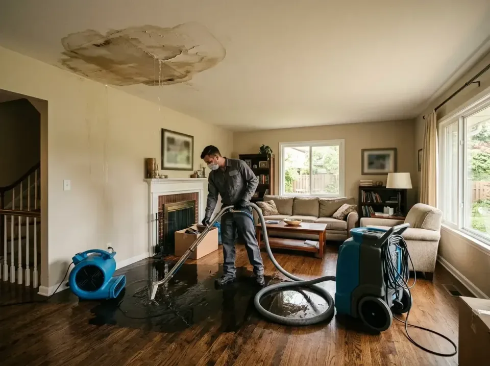 attic-pipe-burst-ceiling-drip-008 — frequently asked questions, Water Damage Restoration & Carpet Care in Nitro, WV